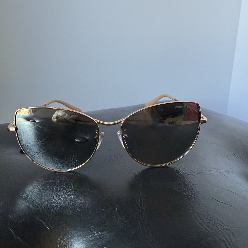 Michael Kors Mk1062 La Paz Rose Gold Brown Gradient 58mm Women's Sunglasses Used